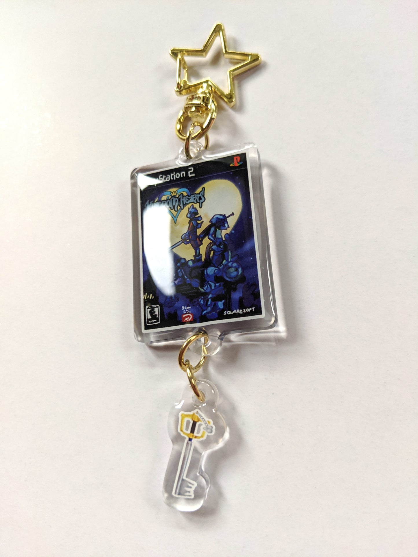 Kingdom Hearts Double-Sided Acrylic Charm