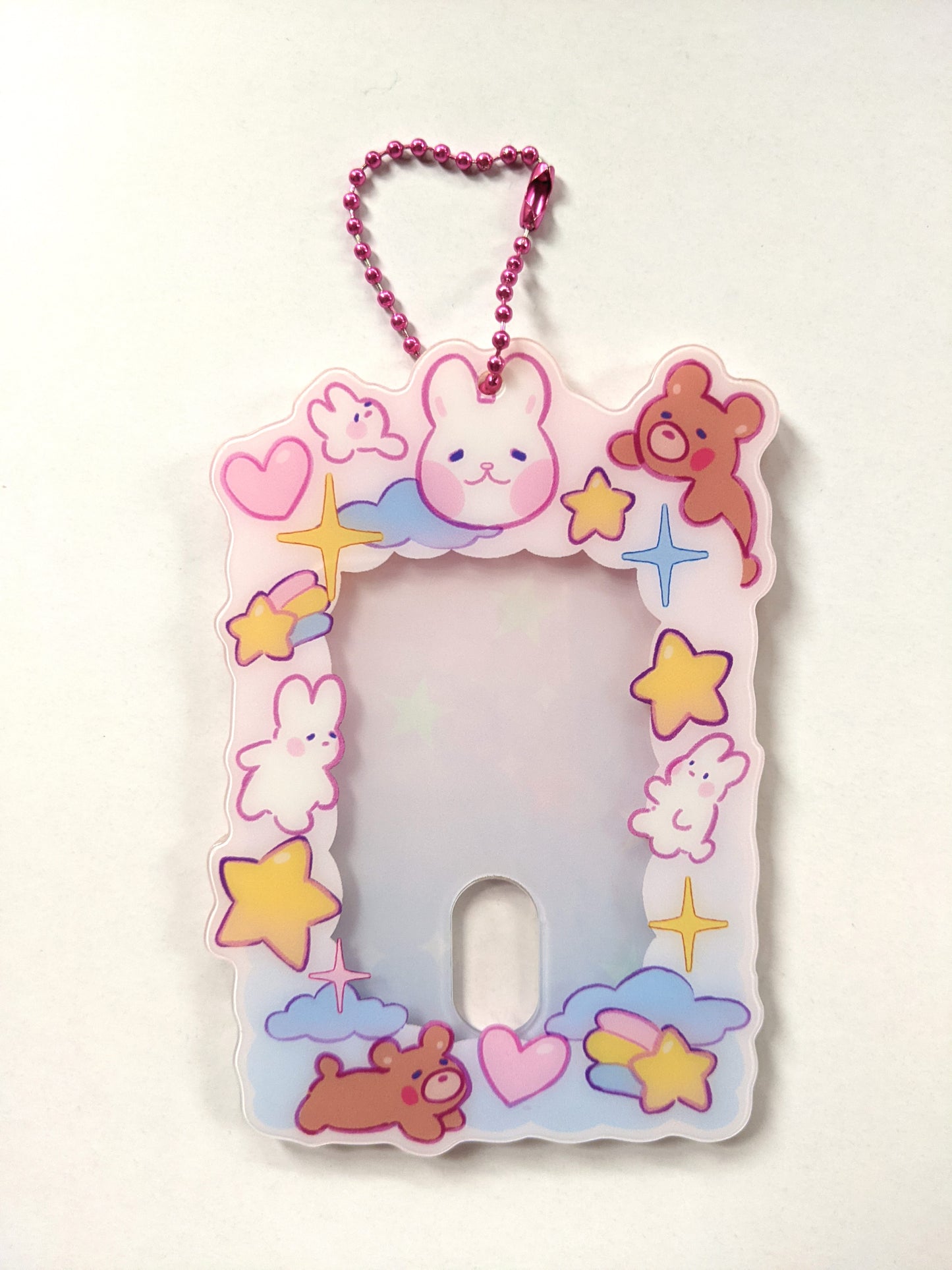 Bunny Dreams Photocard Holder Keychain