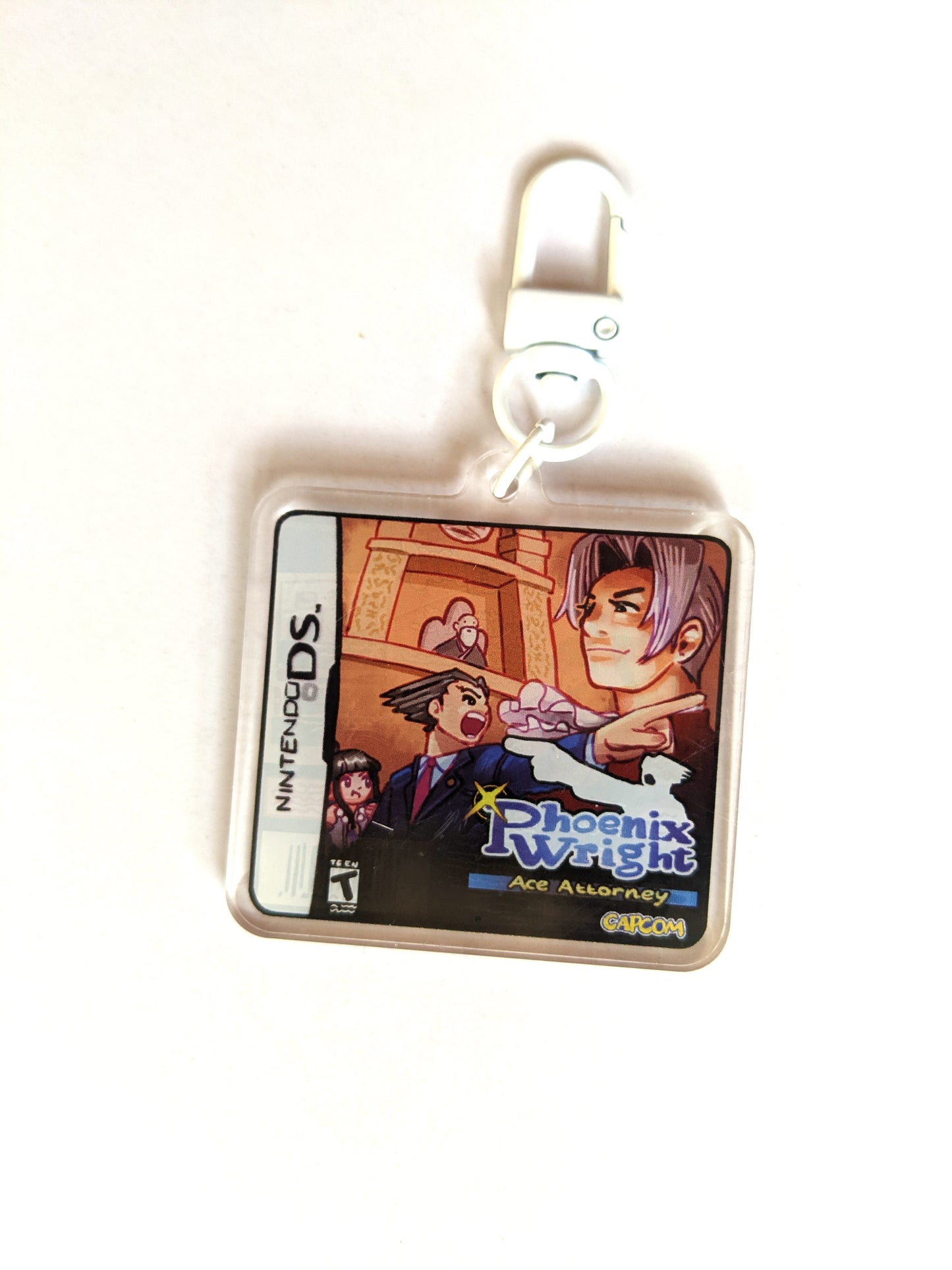 Ace Attorney Double-Sided Acrylic Charm