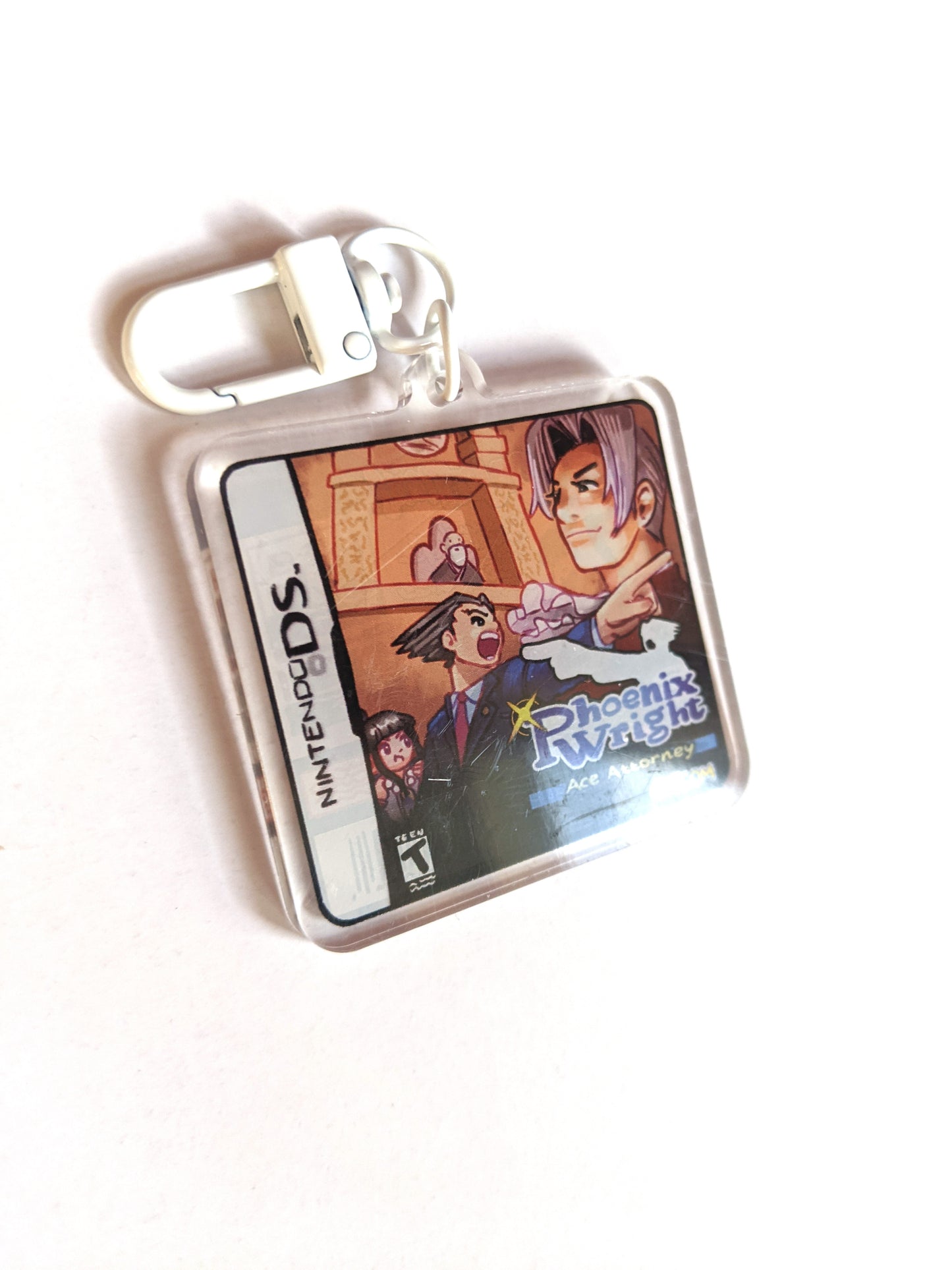 Ace Attorney Double-Sided Acrylic Charm