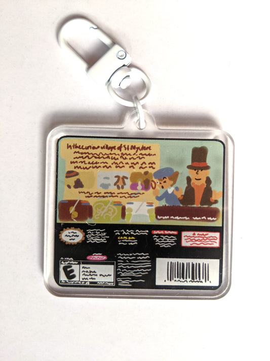 Curious Village Double-Sided Acrylic Charm