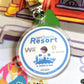 Wii Sports Resort Disc Double-Sided Acrylic Charm