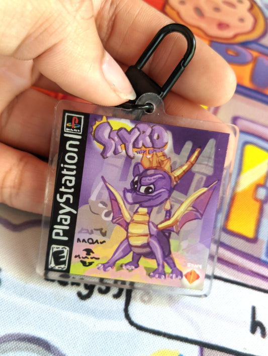 Spyro Double-Sided Acrylic Charm