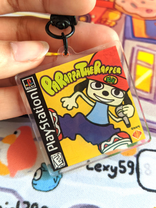 PaRappa the Rapper Double-Sided Acrylic Charm