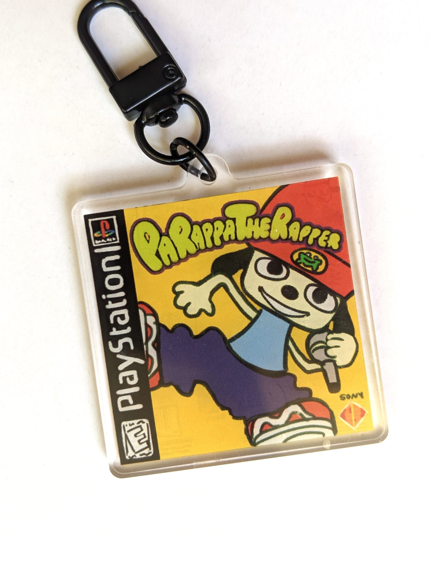 PaRappa the Rapper Double-Sided Acrylic Charm