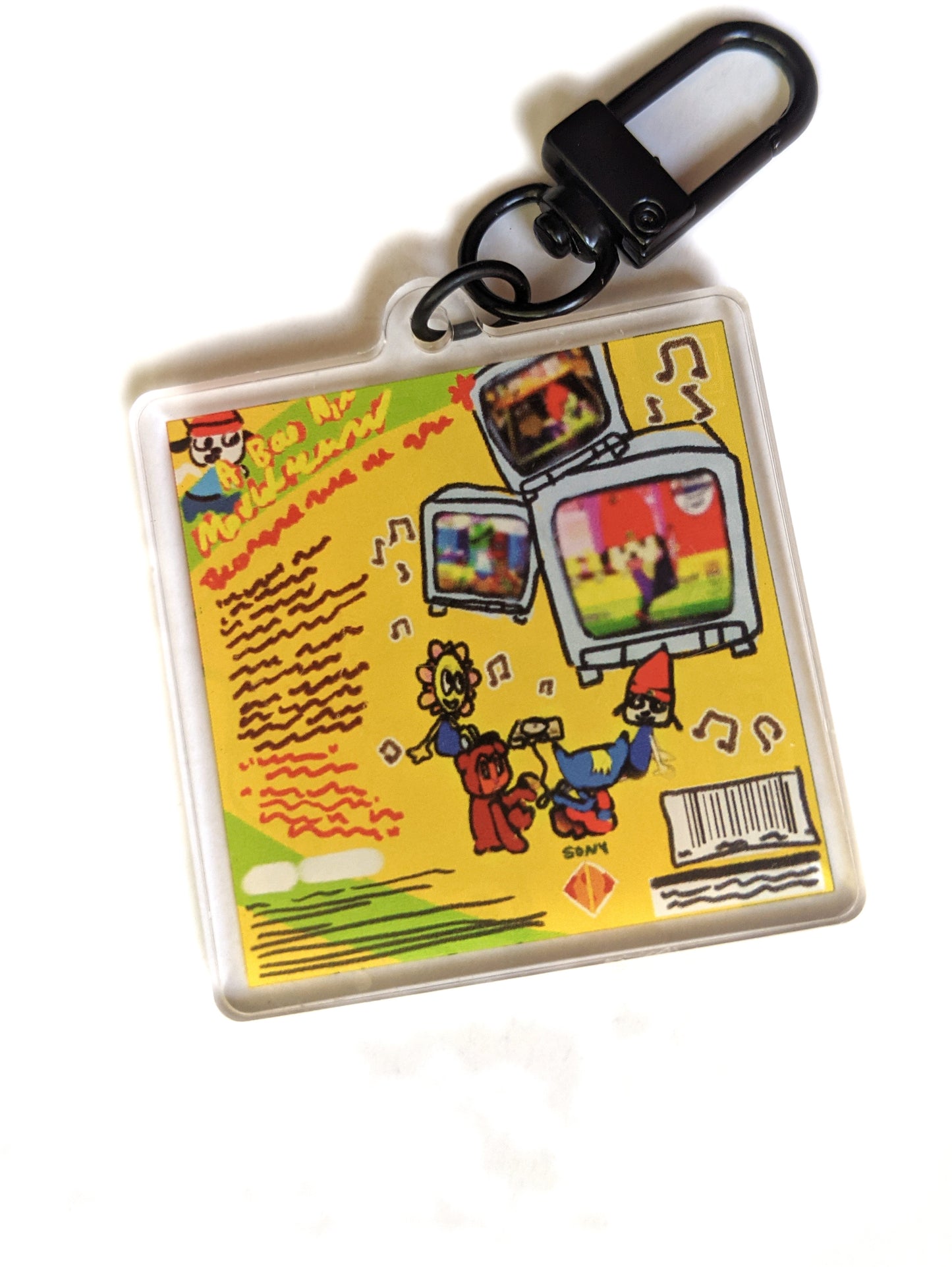 PaRappa the Rapper Double-Sided Acrylic Charm