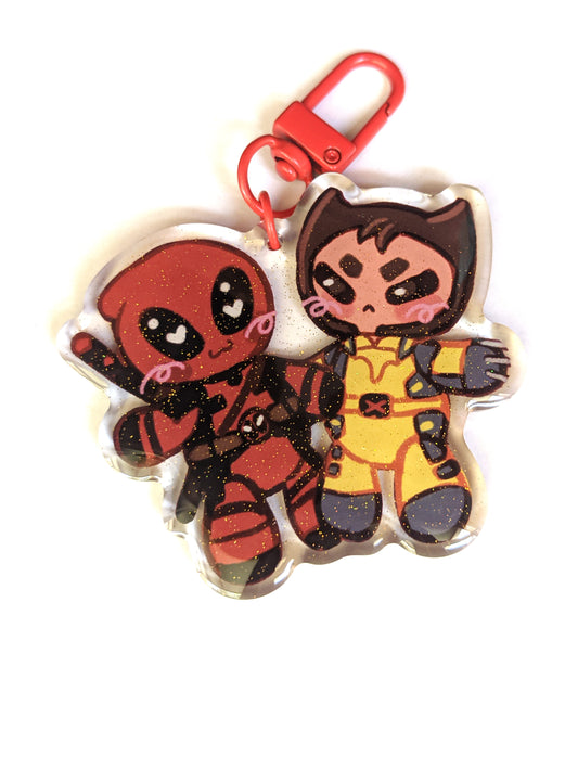 Poolverine Double-Sided Acrylic Charm