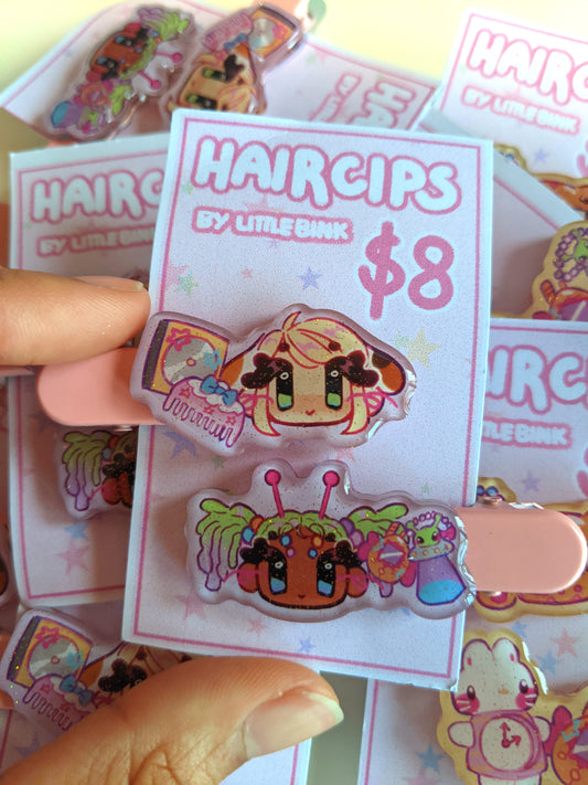 GirlyStuff Heads Hair Clips