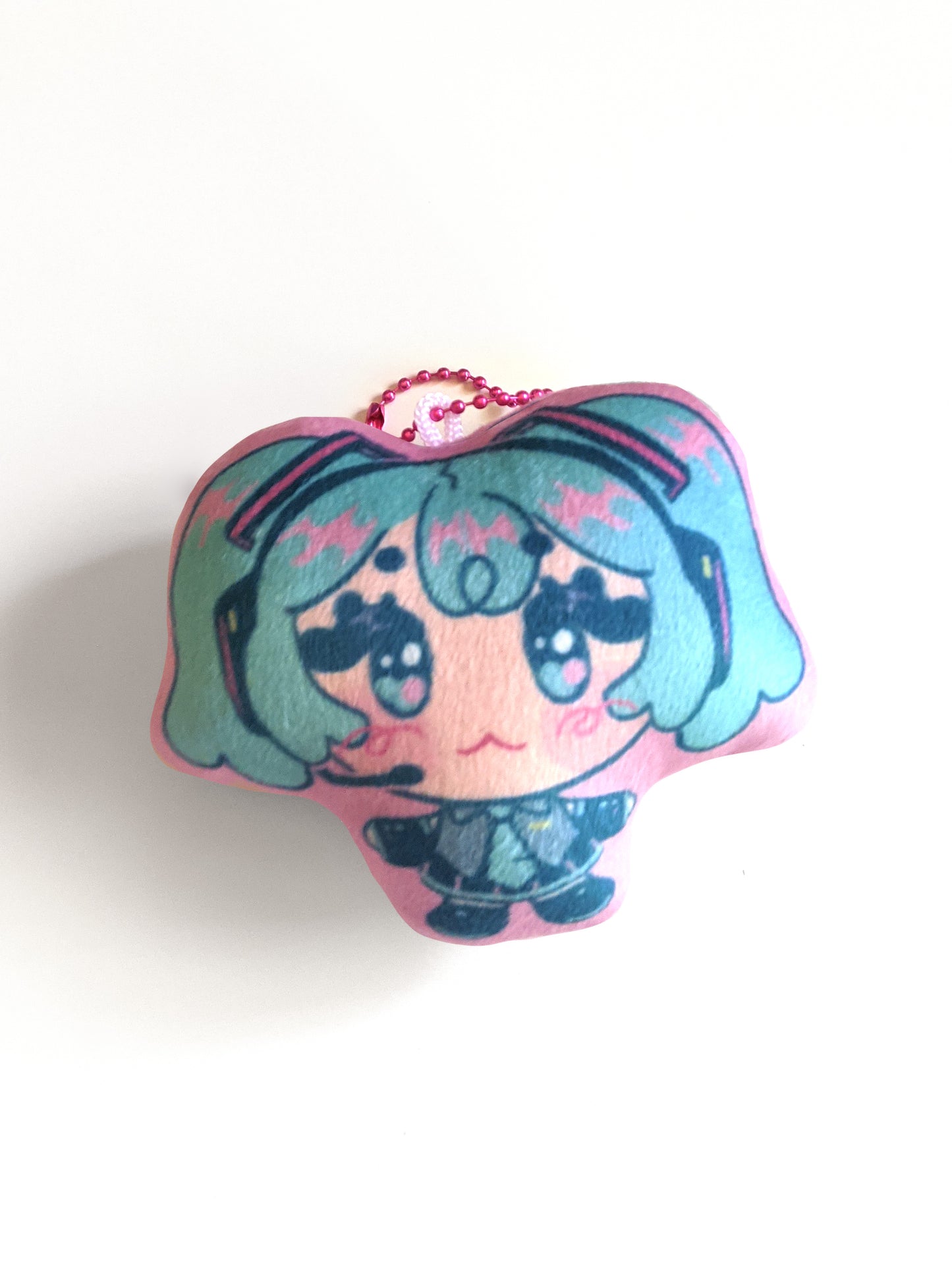 Hatsune Miku Plush Double-Sided Charm