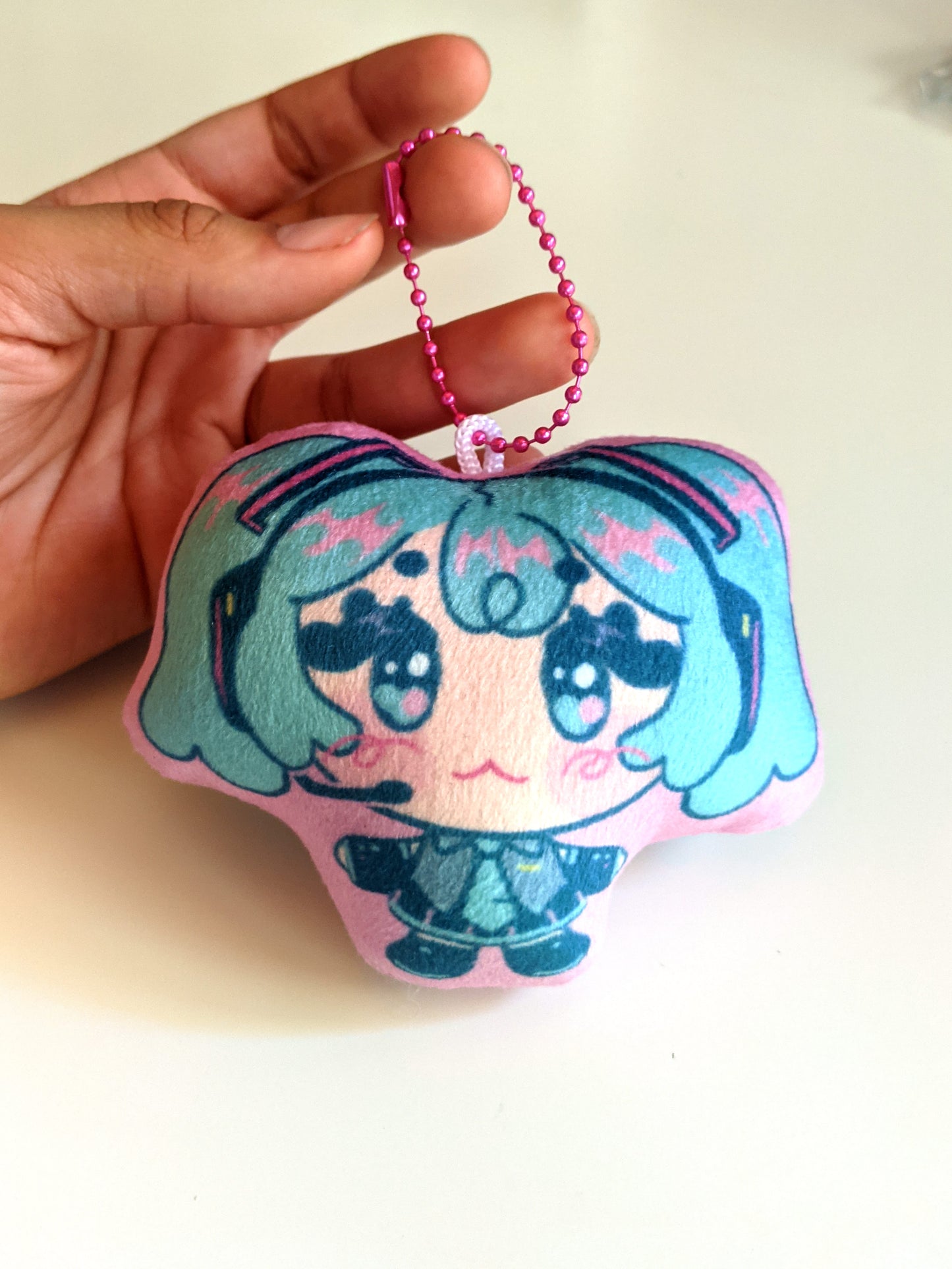 Hatsune Miku Plush Double-Sided Charm