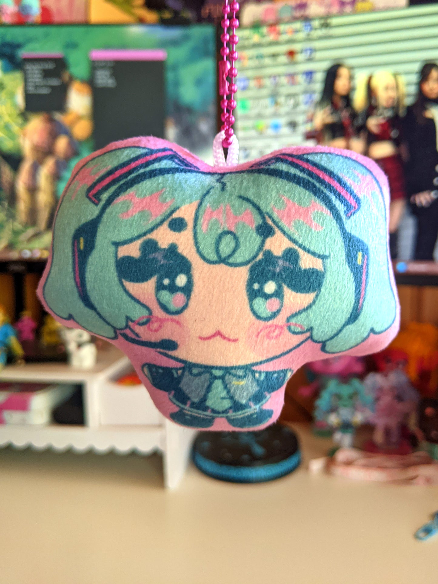 Hatsune Miku Plush Double-Sided Charm