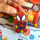 Spidey PEACE Double-Sided Acrylic Charm