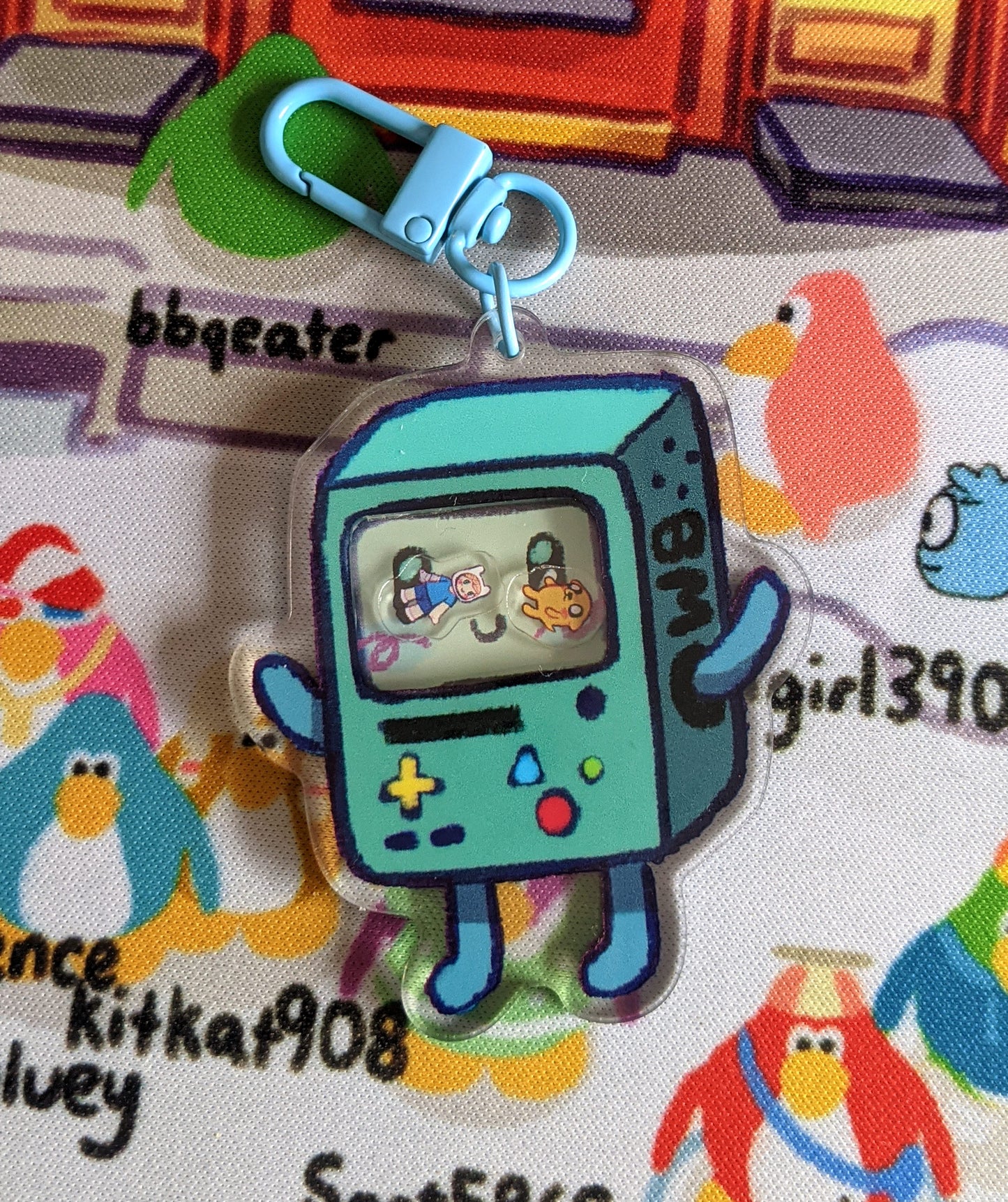 BMO Double-Sided Acrylic Shaker Charm