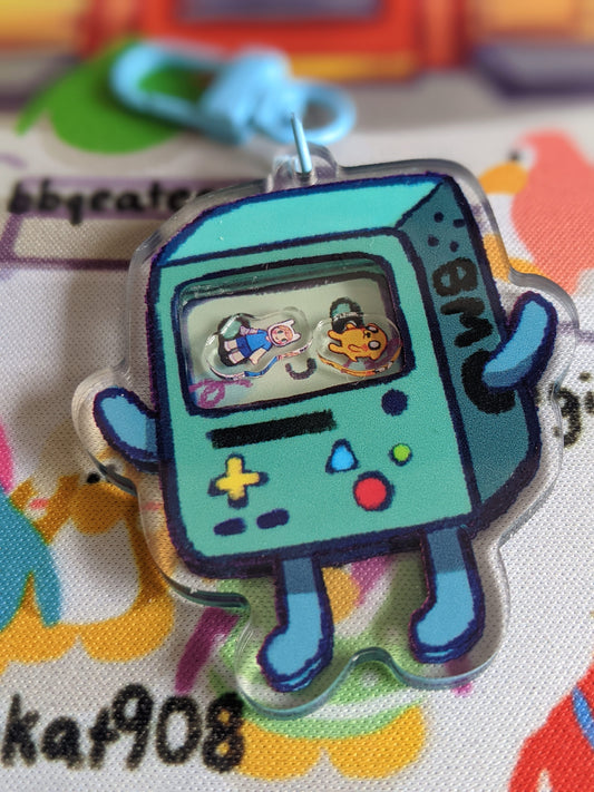 BMO Double-Sided Acrylic Shaker Charm