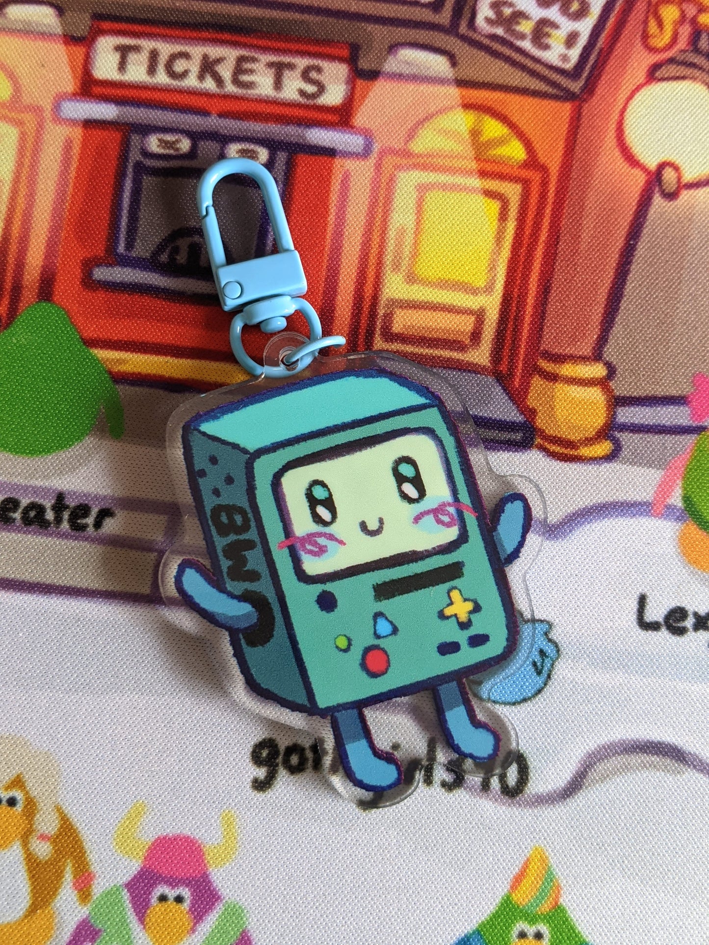 BMO Double-Sided Acrylic Shaker Charm