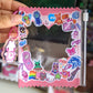 Heart Frame PVC Ziplock Pouch