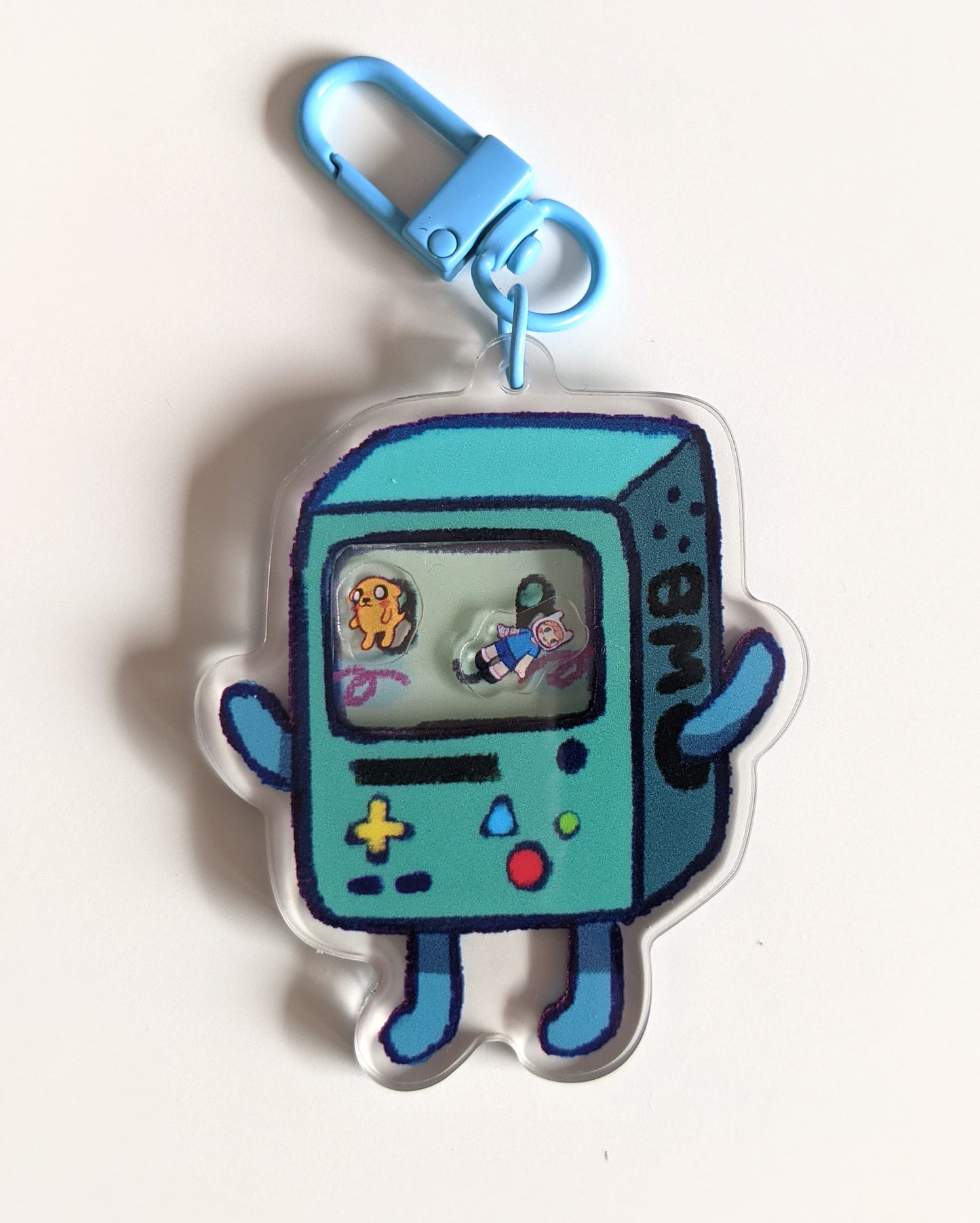 BMO Double-Sided Acrylic Shaker Charm