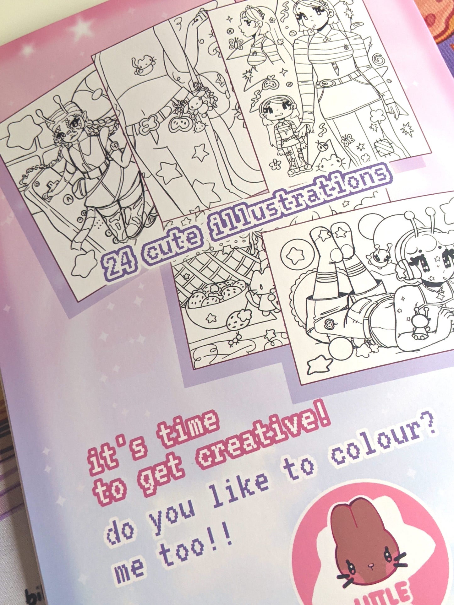 Cute and Playful Colouring Book