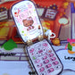 Flip Phone Double-Sided Acrylic Hinged Charm