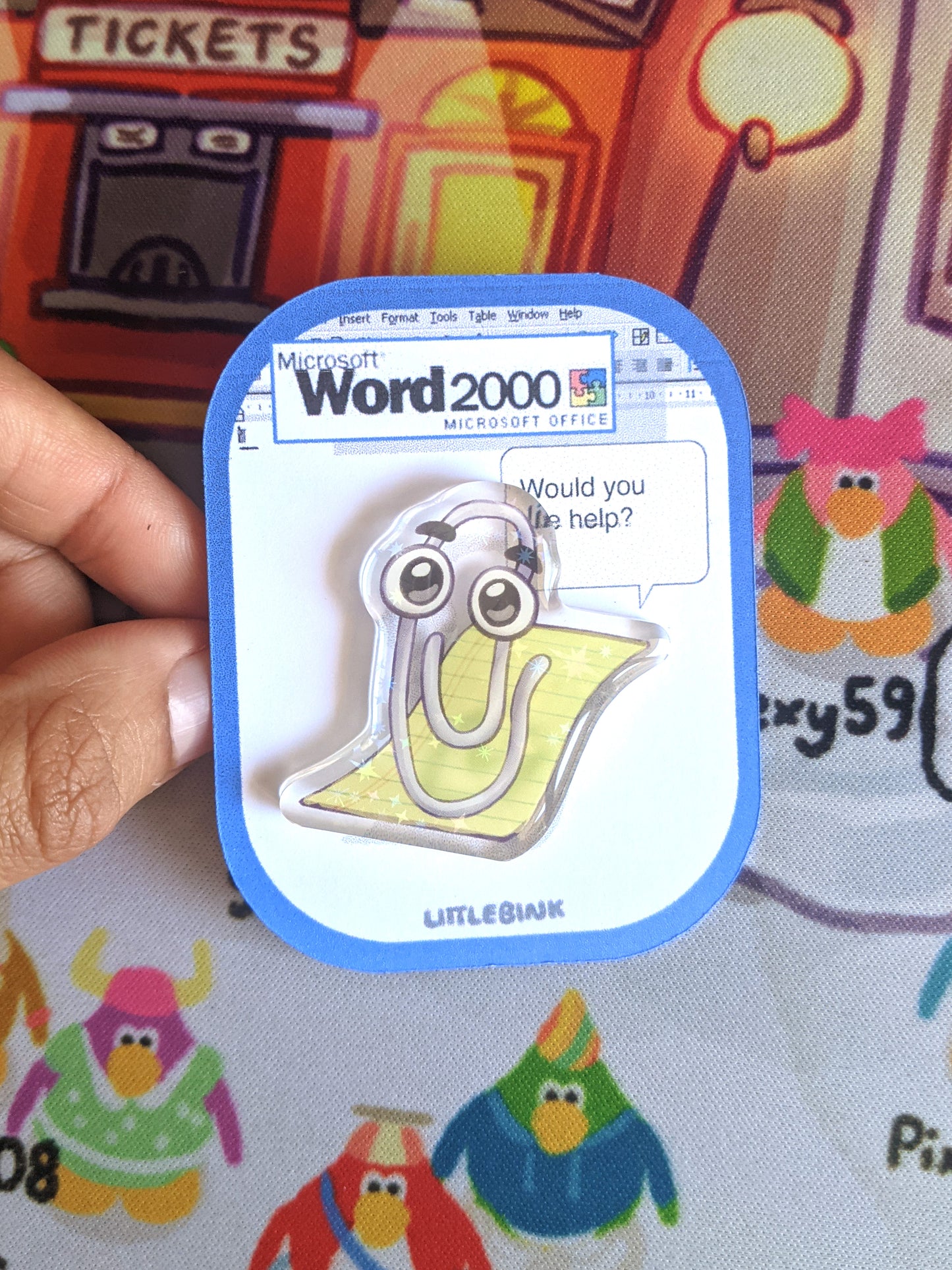 Clippy Office Assistant Pin