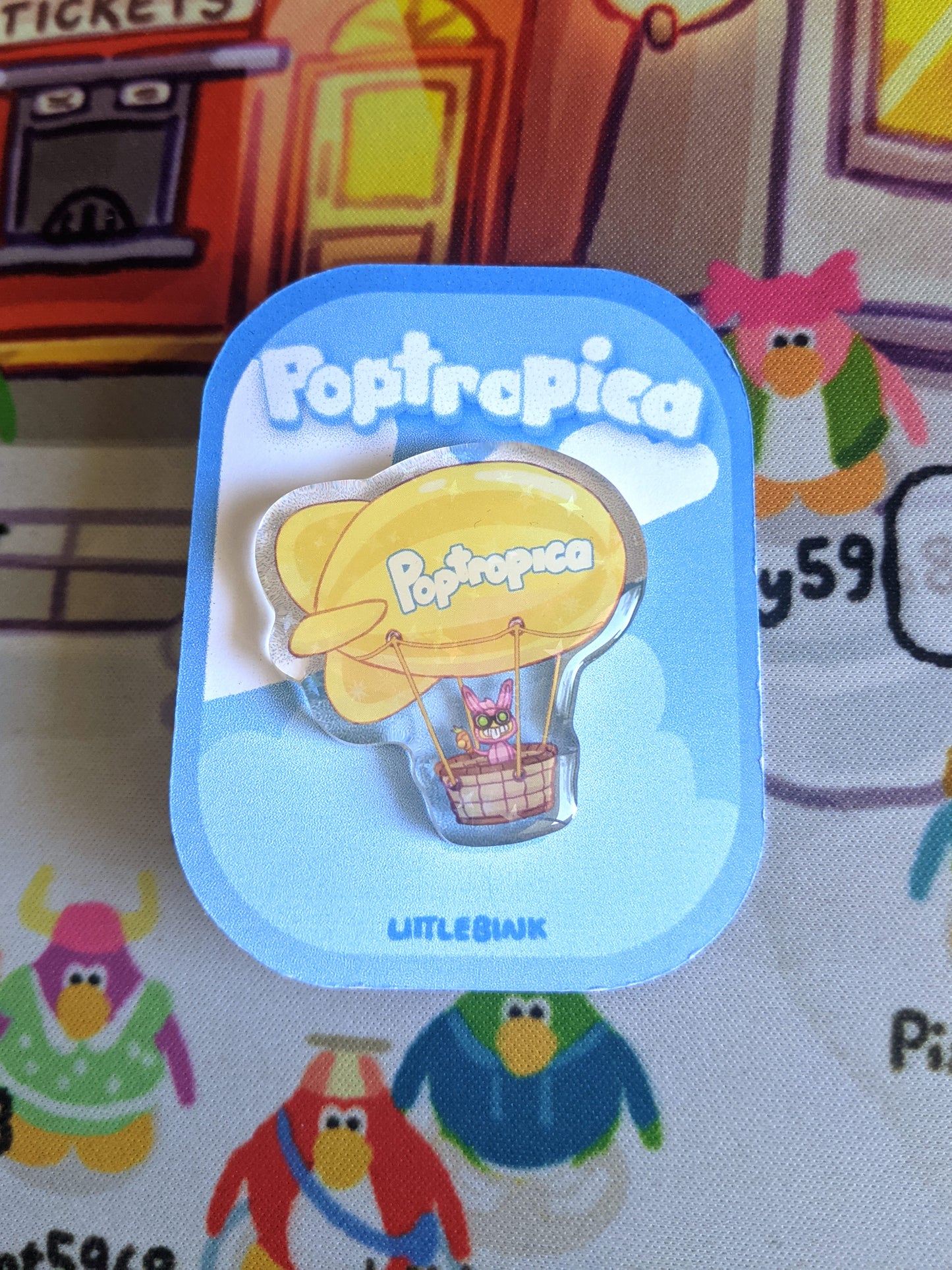 Poptropica Blimp Pin