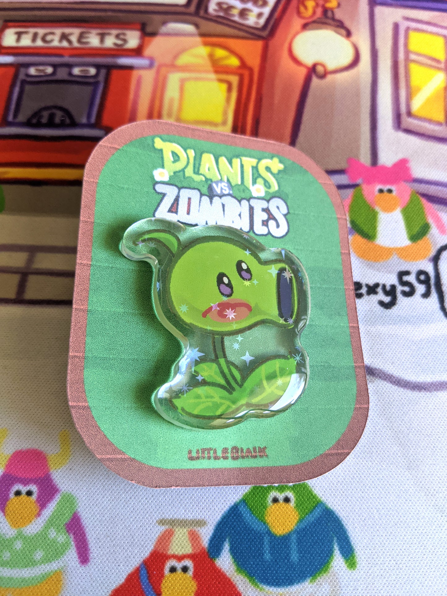 Peashooter Plant vs Zombies Pin