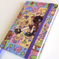 Digital Noise Leatherette Notebook and Sticker Sheet
