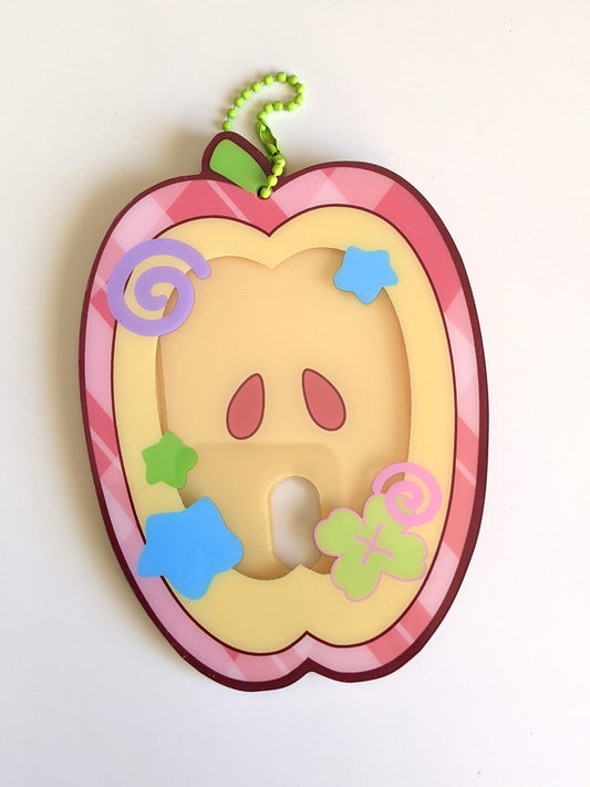 BIG Apple Photocard Holder Keychain