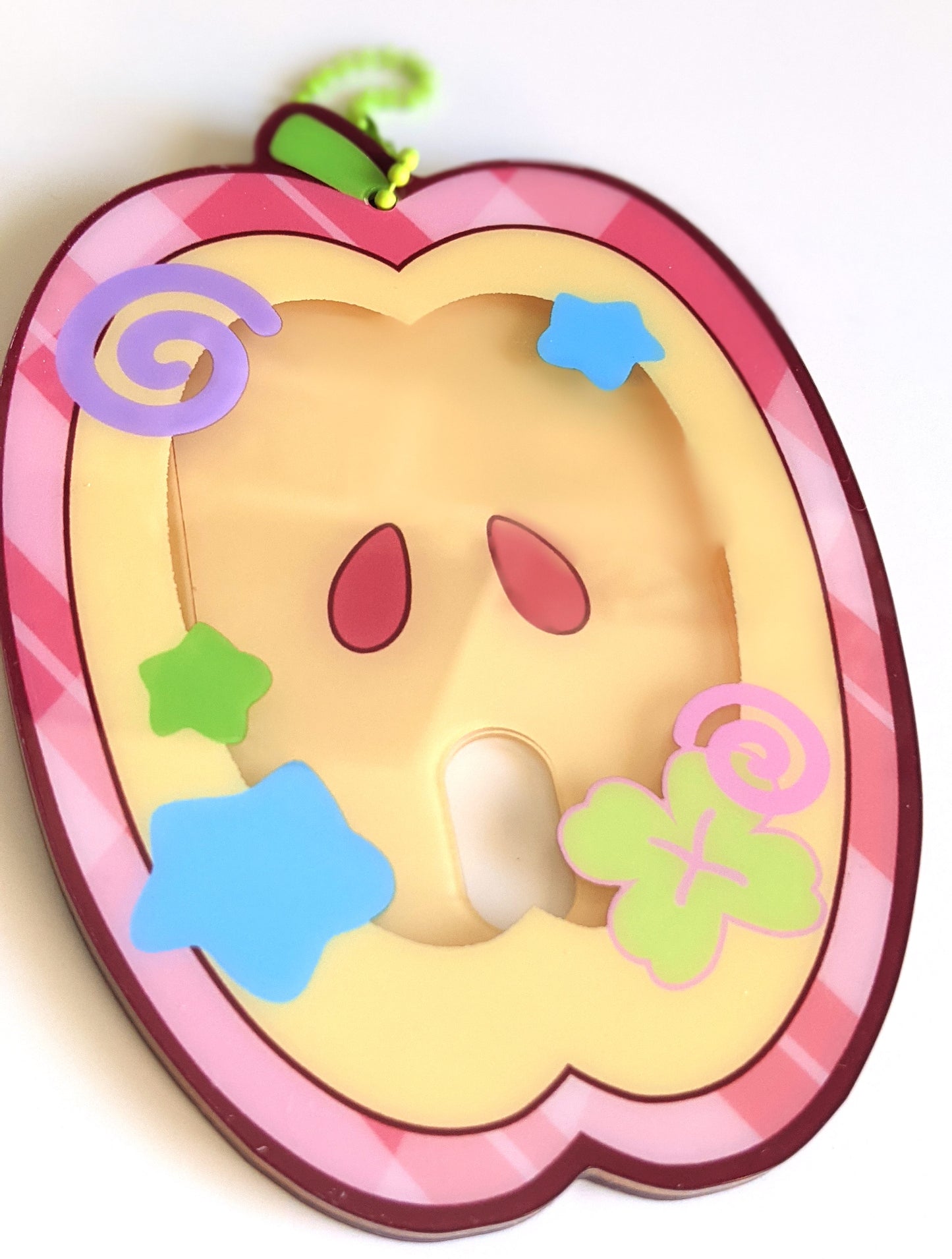 BIG Apple Photocard Holder Keychain