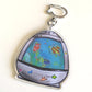 Round Aquarium Lamp Double-Sided Acrylic Shaker Charm