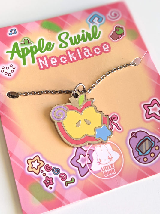 Apple Swirl Necklace