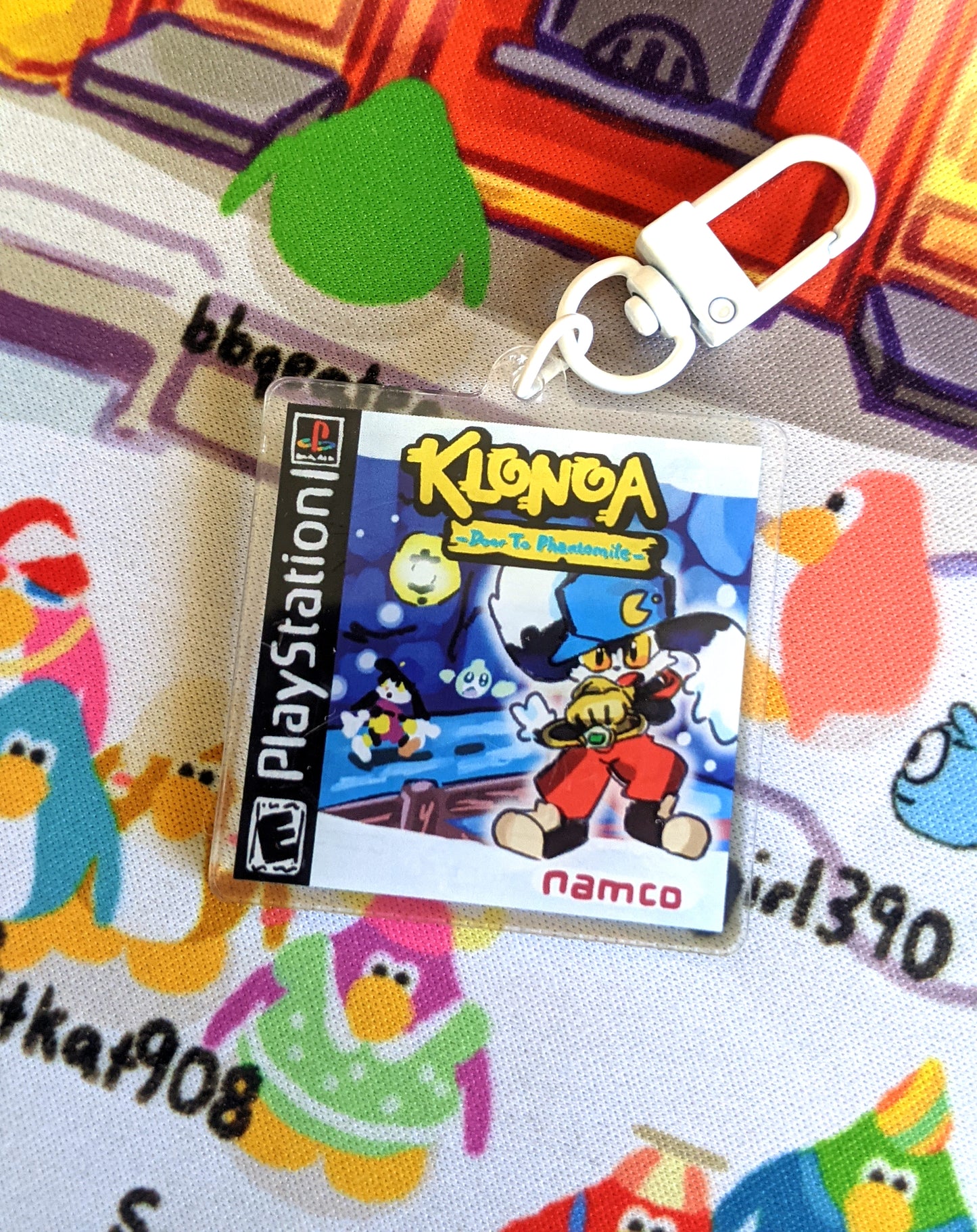 Klonoa Door to Phantomile Double-Sided Acrylic Charm