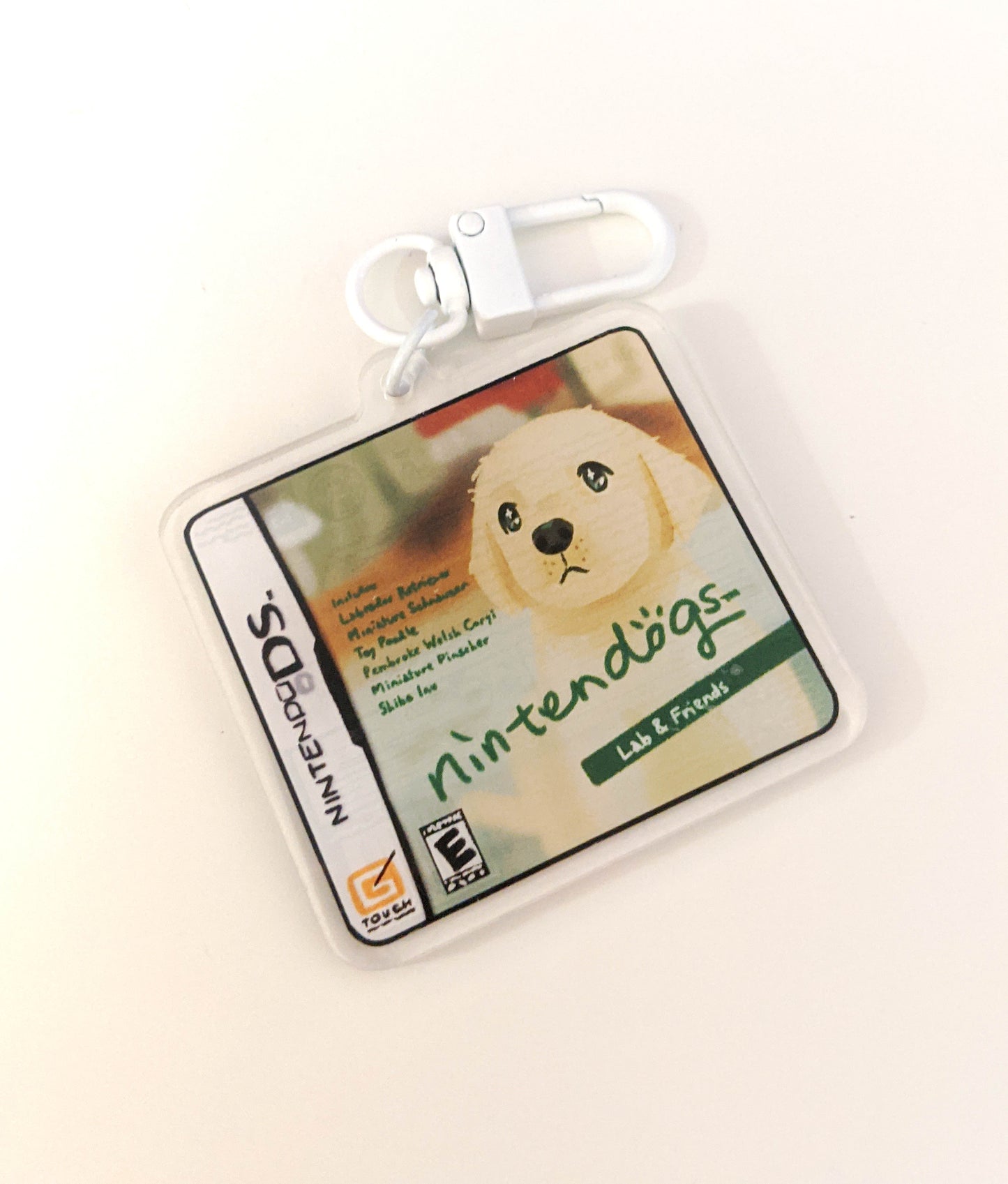 Virtual Dogs Double-Sided Acrylic Charm