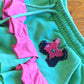 Butterfly Pink and Green Skirt