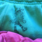 Butterfly Pink and Green Skirt