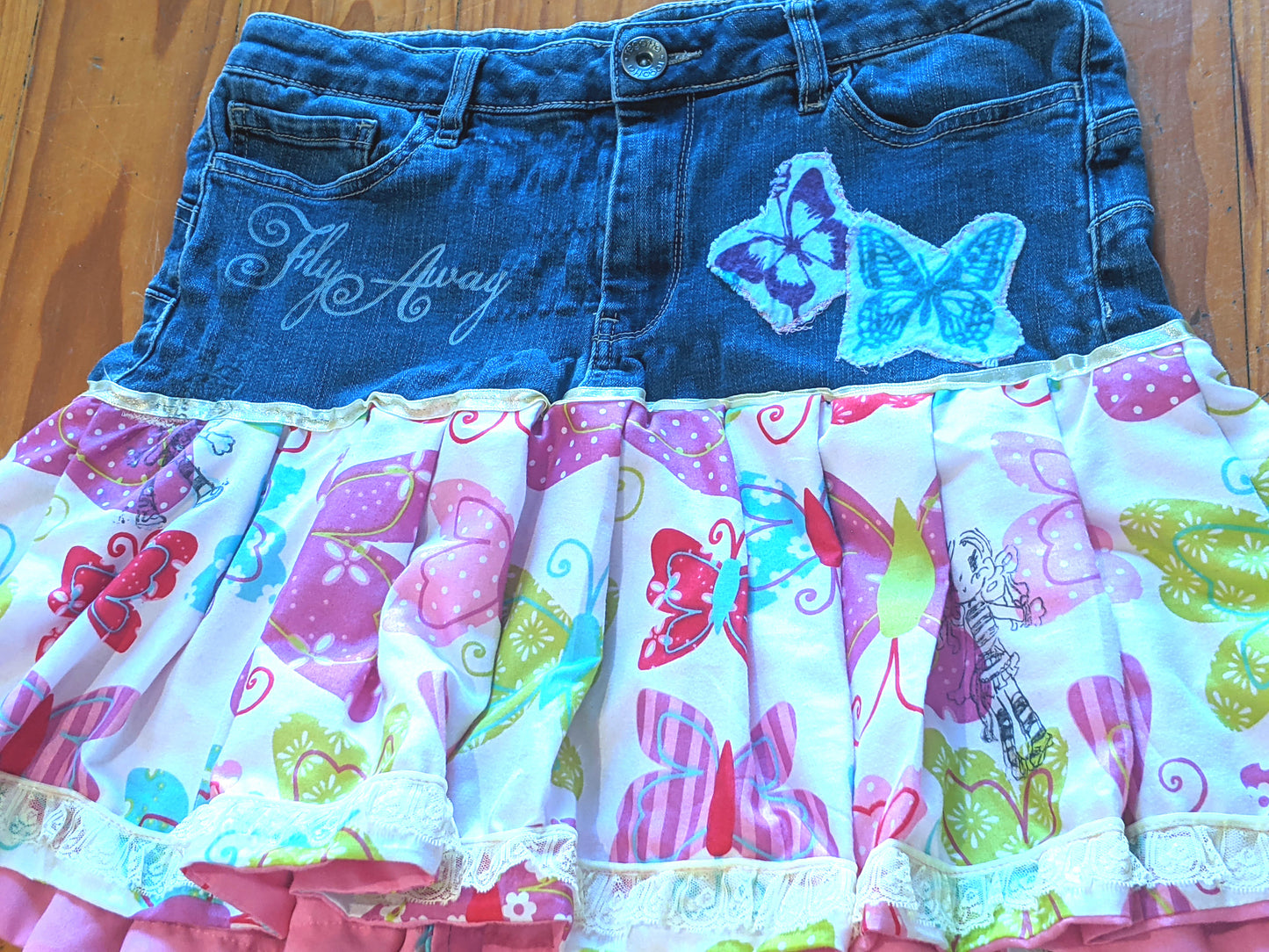 Fly Away Denim Skirt