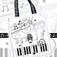Headphone Bunny World Tote Bag
