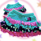Butterfly Pink and Green Skirt