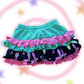 Butterfly Pink and Green Skirt