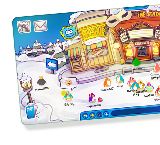 [PREORDER] Club Penguin Deskmat