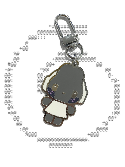 Headphone Bunny Enamel Charm
