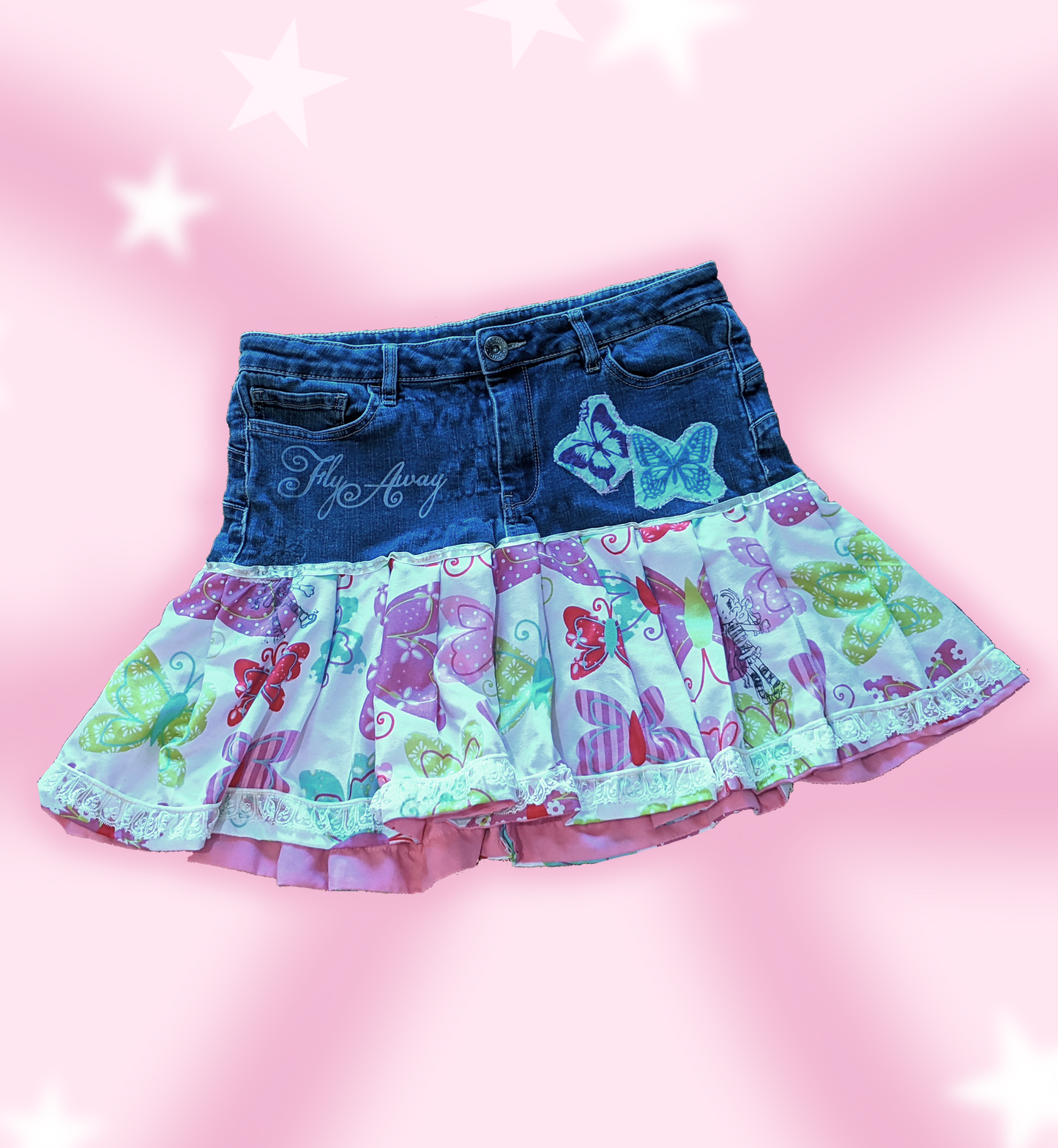 Fly Away Denim Skirt