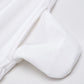 Headphone Bunny White Heavyweight Hidden Pocket Fleece Hoodie