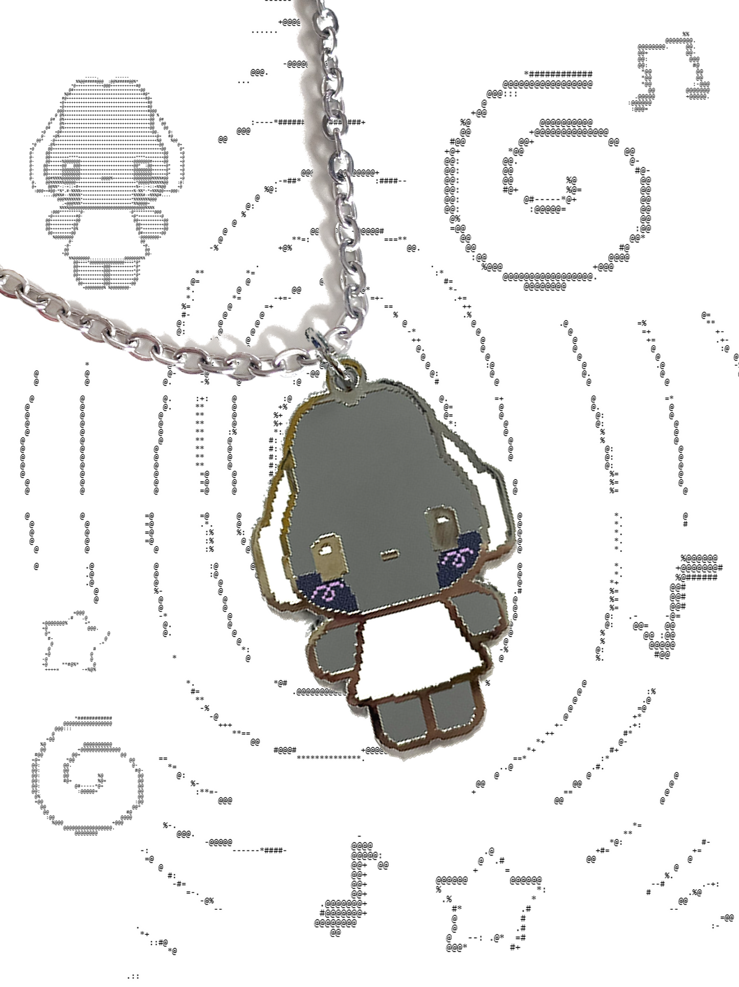 Headphone Bunny Necklace