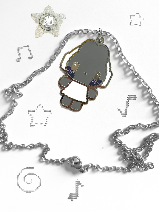 Headphone Bunny Necklace