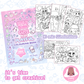 Cute and Playful Colouring Book