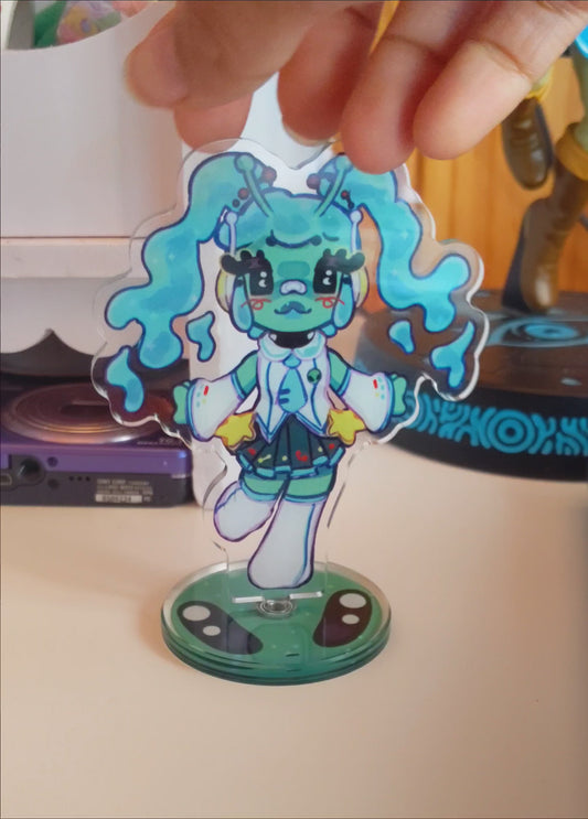 Alien Miku Spinning Acrylic Standee