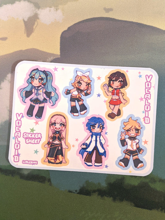 Vocaloid Sticker Sheet