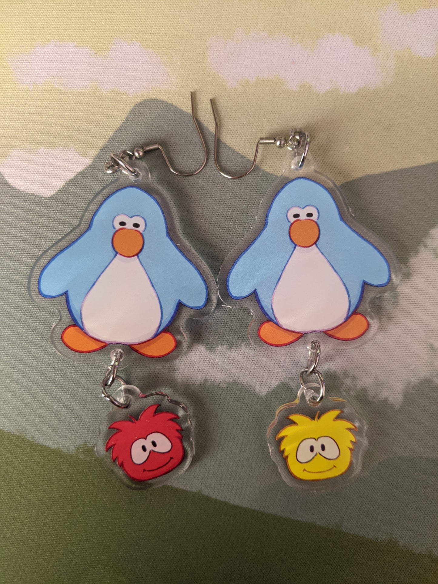 Penguin Friends Earrings