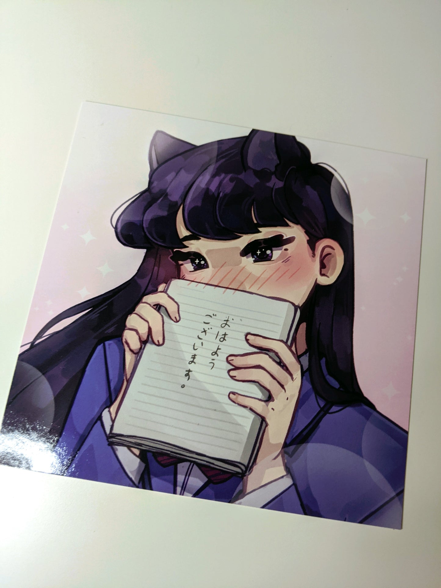 Komi Can't Communicate Art Print